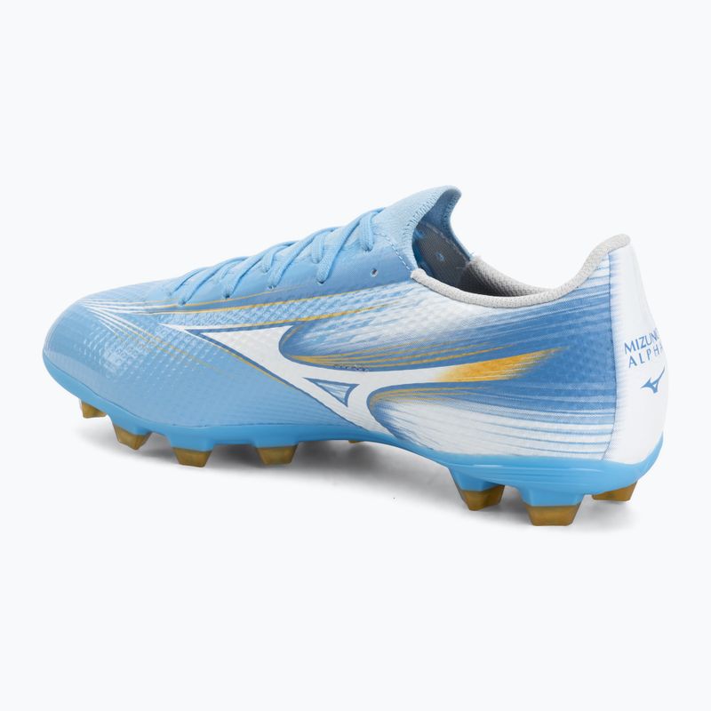 Футболни обувки Mizuno Alfa III Select FG celeste/white 3