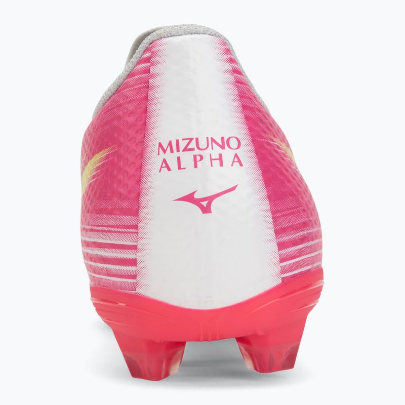Футболни обувки Mizuno Alfa III Select FG white/fuchsia purple 6