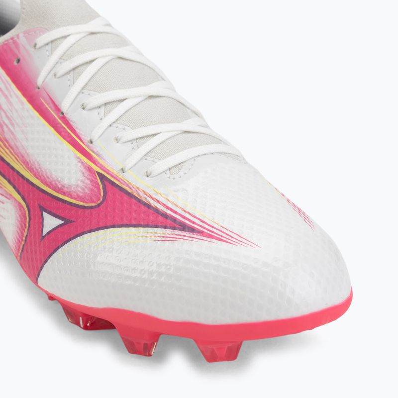 Футболни обувки Mizuno Alfa III Select FG white/fuchsia purple 7
