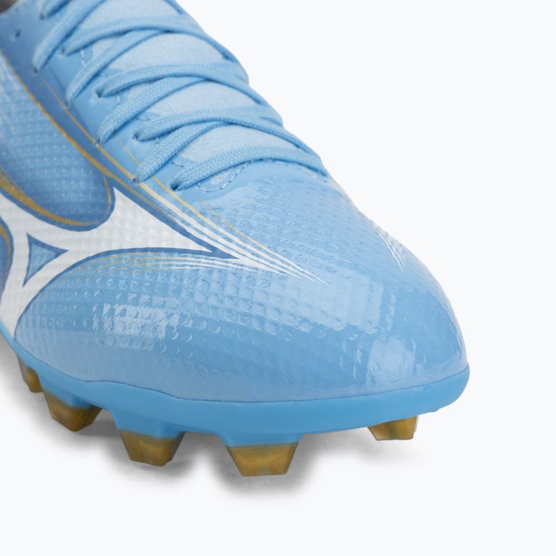 Детски футболни обувки Mizuno Alfa III Select Jr FG celeste/white 7