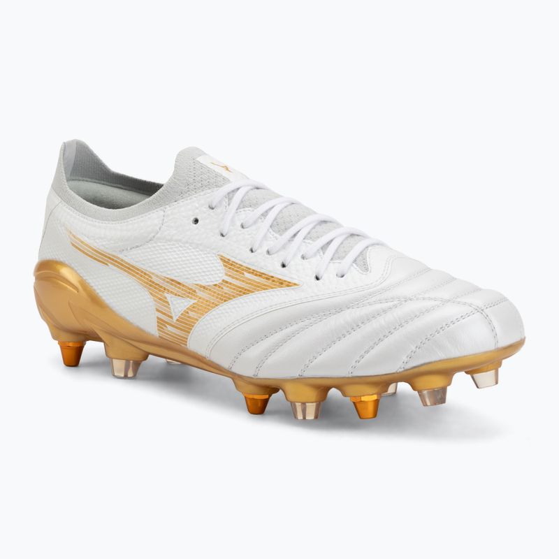 Футболни обувки Mizuno Morelia Neo IV Beta Elite Mix white/mp gold/cool gray 3c