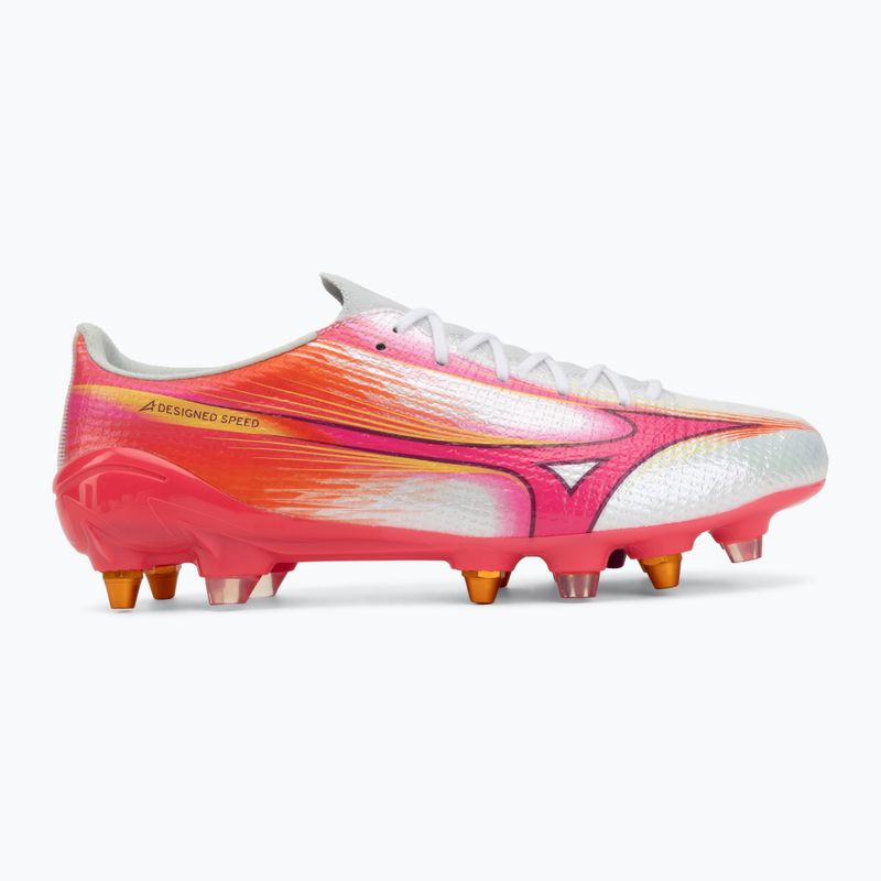 Футболни обувки Mizuno Alpha III Japan Mix white/fuchsia purple 2