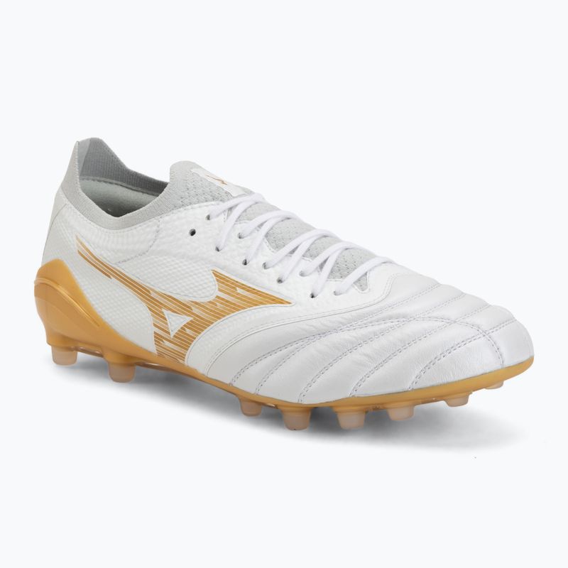 Футболни обувки Mizuno Morelia Neo IV Beta Elite AG white/mp gold/cool gray 3c
