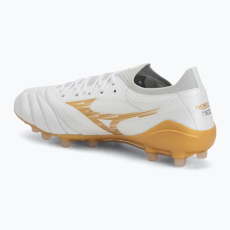 Футболни обувки Mizuno Morelia Neo IV Beta Elite AG white/mp gold/cool gray 3c 3