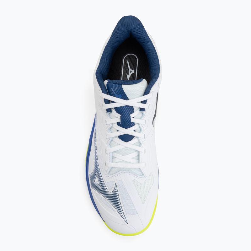 Тенис обувки Mizuno Wave Exceed Court CC white/dazzling blue/lightning 5