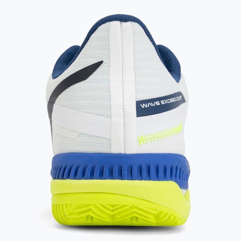 Тенис обувки Mizuno Wave Exceed Court CC white/dazzling blue/lightning 6