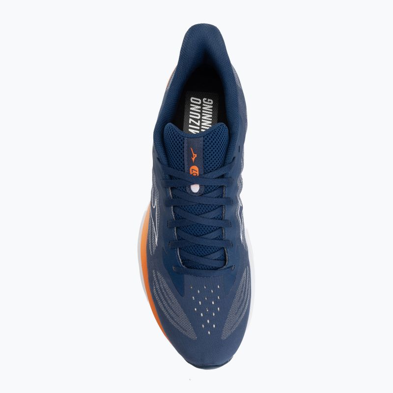 Мъжки обувки за бягане Mizuno Wave Skyrise 7 estate blue/white/coral rose 5