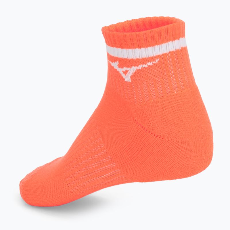 Чорапи Mizuno Training Mid With Line Lava Orange 2