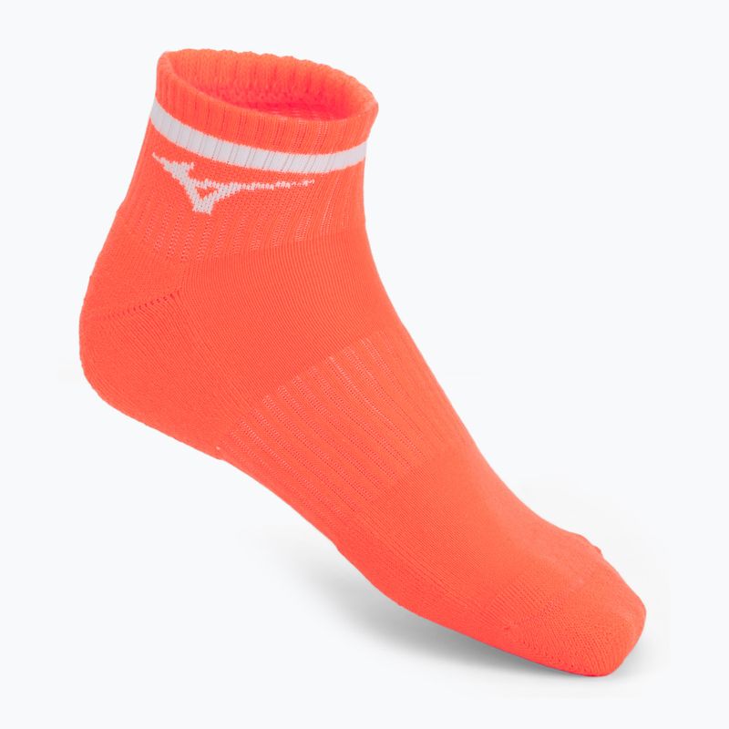 Чорапи Mizuno Training With Line white/cloudspace/lava orange 4