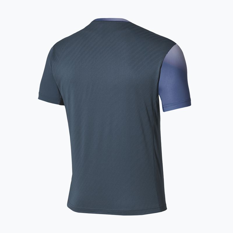 Мъжка тениска/фланелка за тенис Mizuno Graphic Short Sleeve Tee insigna blue 2
