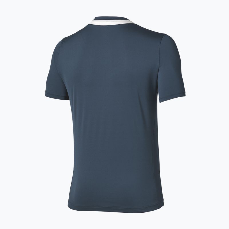 Мъжка тениска/фланелка за тенис Mizuno Tennis Core Short Sleeve Tee insigna blue/cloudscape 2