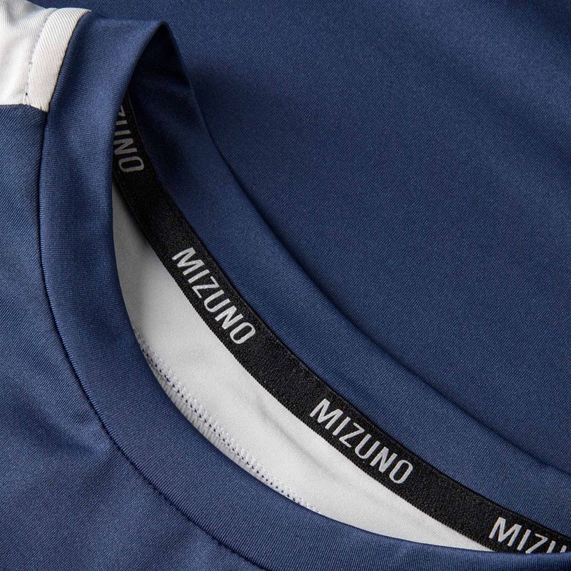 Мъжка тениска/фланелка за тенис Mizuno Tennis Core Short Sleeve Tee insigna blue/cloudscape 3