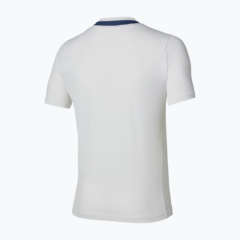 Мъжка тениска/фланелка за тенис Mizuno Tennis Core Short Sleeve Tee white/insignia blue 2