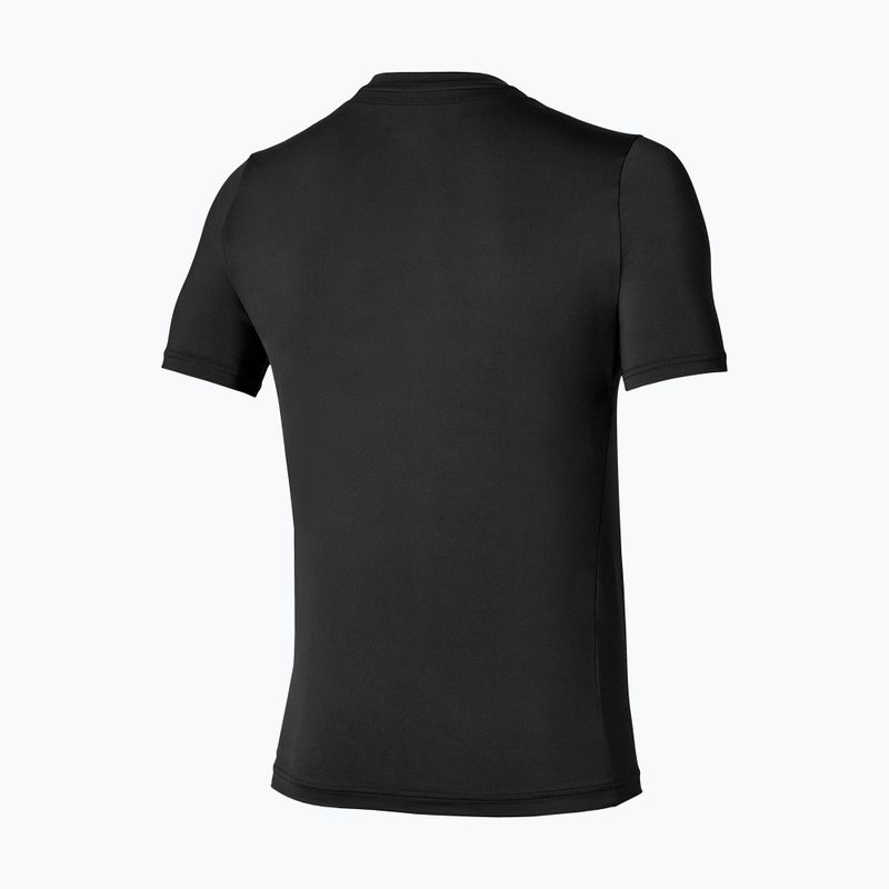 Мъжка тениска/фланелка за тенис Mizuno Tennis Core Short Sleeve Tee black/black 2