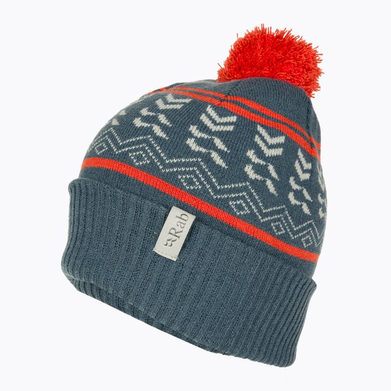 Зимна шапка Rab Khroma Bobble orion blue/red grapefruit 3