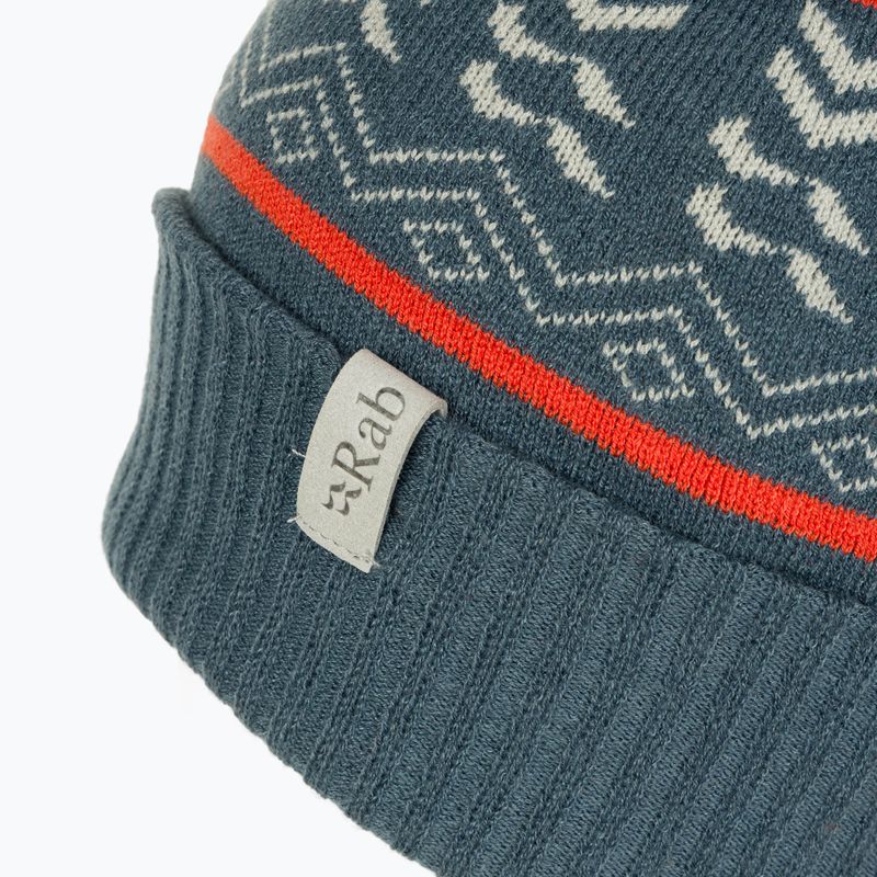 Зимна шапка Rab Khroma Bobble orion blue/red grapefruit 4