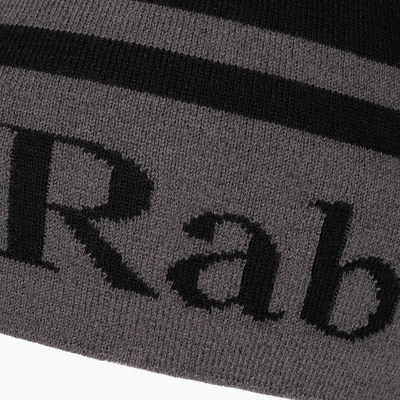 Зимна шапка Rab Logo Band black/graphene 4