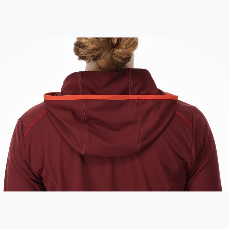 Дамски суитшърт за трекинг Rab Force Hoody deep heather 4