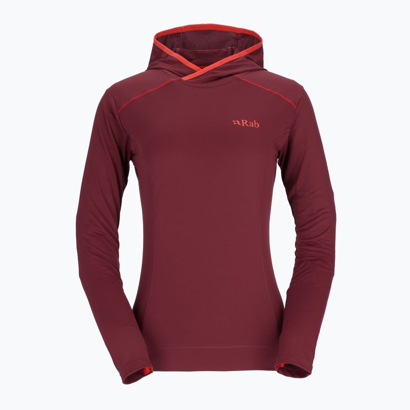 Дамски суитшърт за трекинг Rab Force Hoody deep heather 5