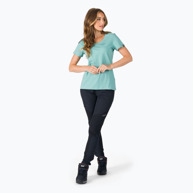Дамска риза за трекинг Rab Stance Mountain Peak green QCB-67 2