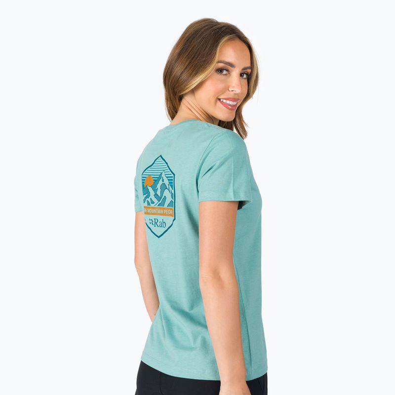 Дамска риза за трекинг Rab Stance Mountain Peak green QCB-67 3