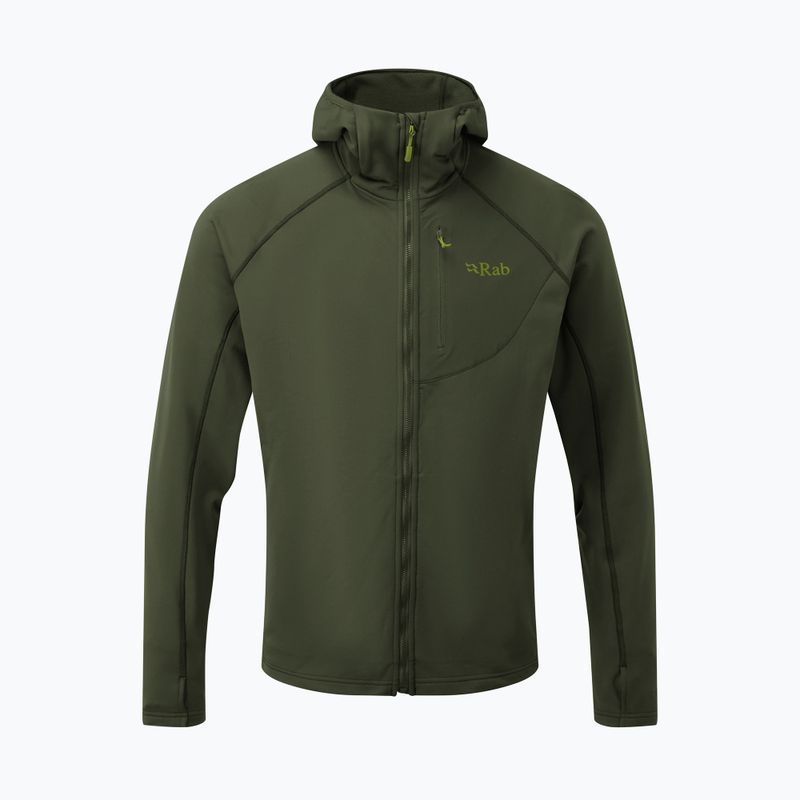Мъжки суитшърт Rab Superflux Hoody army QFE-89 2