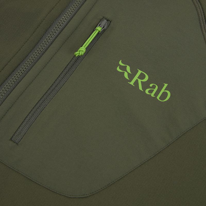 Мъжки суитшърт Rab Superflux Hoody army QFE-89 3