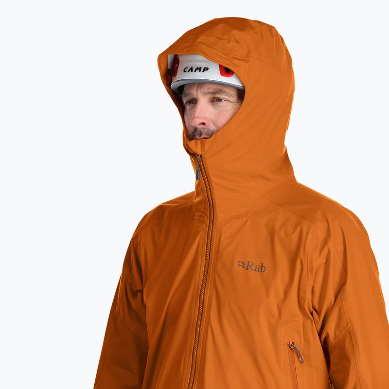 Мъжко яке за дъжд Rab Kinetic Alpine 2.0 marmalade 4