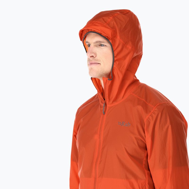 Мъжко яке против вятър Rab Vital Hoody firecracker 3