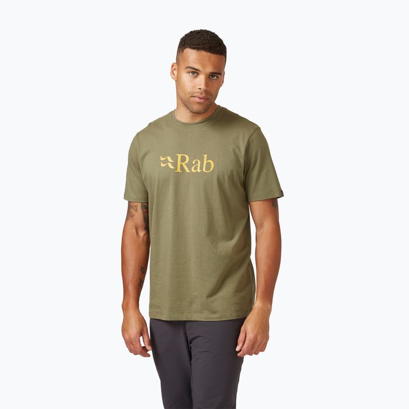 Мъжка тениска Rab Stance Logo light khaki