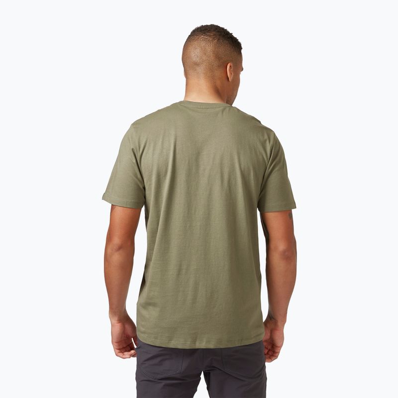 Мъжка тениска Rab Stance Logo light khaki 3