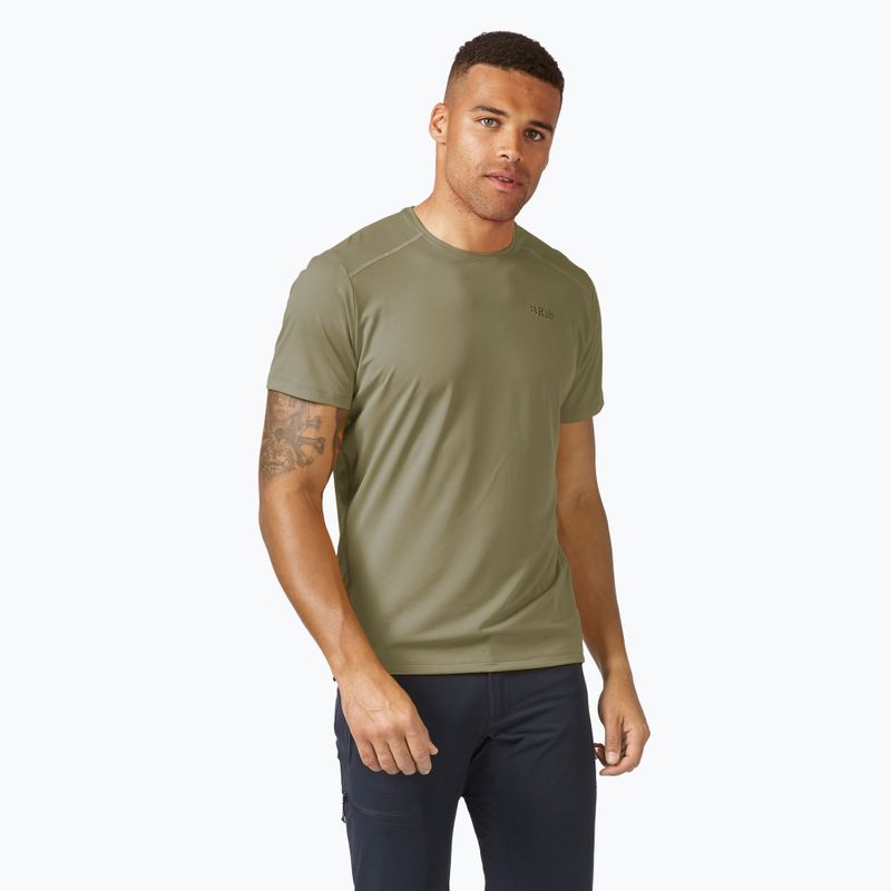 Мъжка тениска Rab Force light khaki