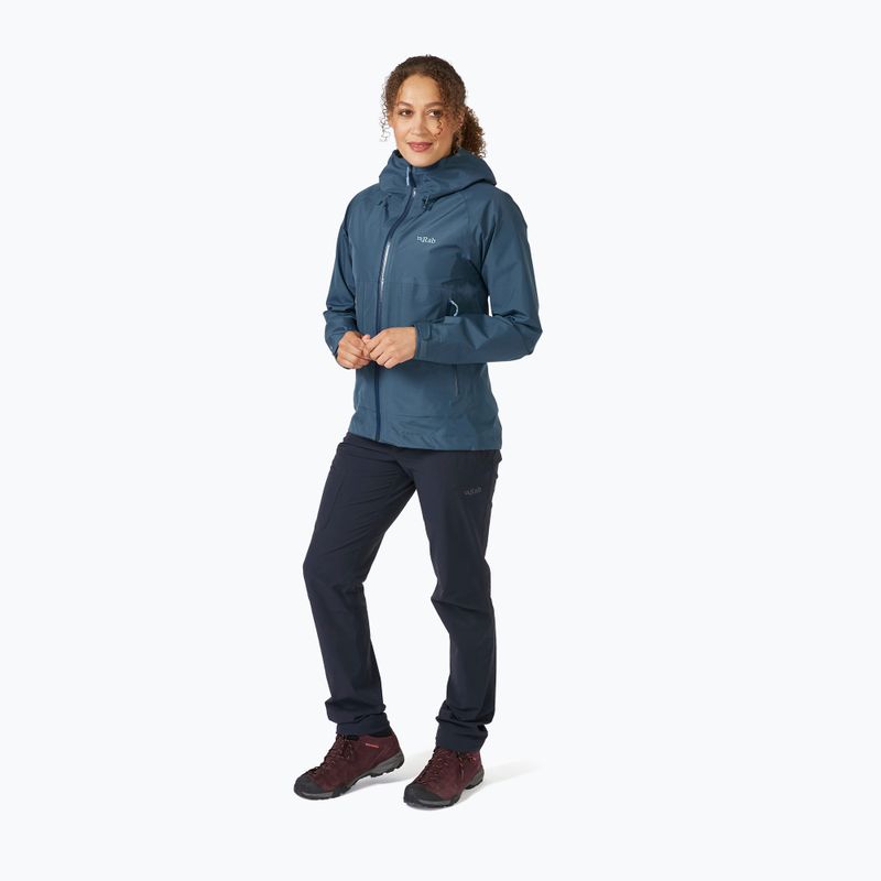 Rab Namche Paclite дамско дъждобранно яке синьо QWH-60 3