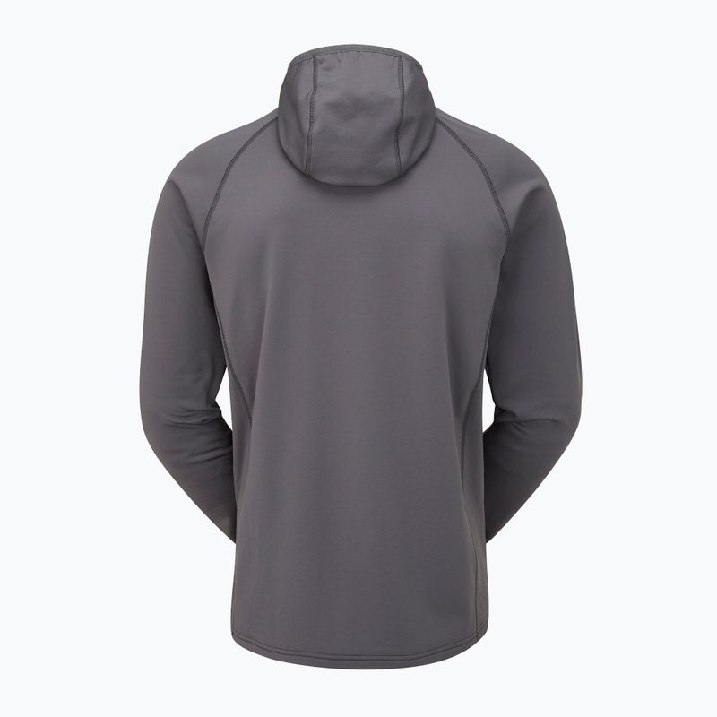 Мъжки суитшърт Rab Superflux Hoody graphene/firecracker 10