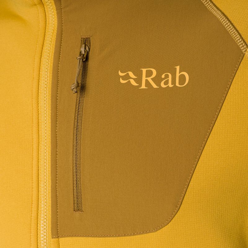 Мъжки суитшърт за трекинг Rab Superflux Hoody sahara 4
