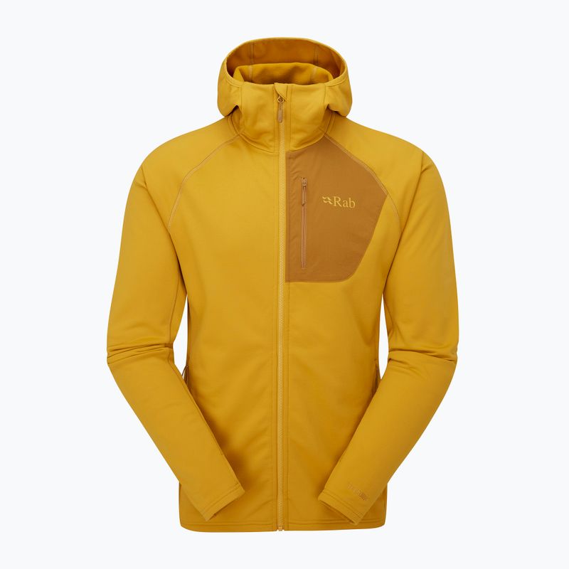 Мъжки суитшърт за трекинг Rab Superflux Hoody sahara 6