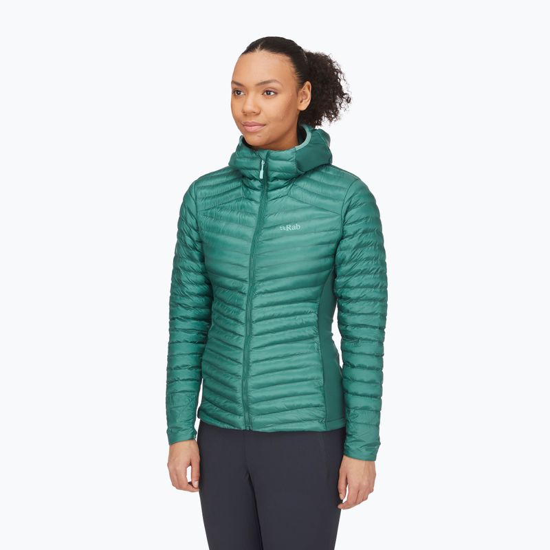 Дамско пухено яке Rab Cirrus Flex 2.0 Hoody eucalyptus 2