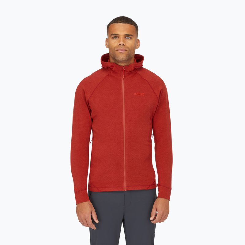 Мъжки суитшърт Rab Nexus Hoody tuscan red