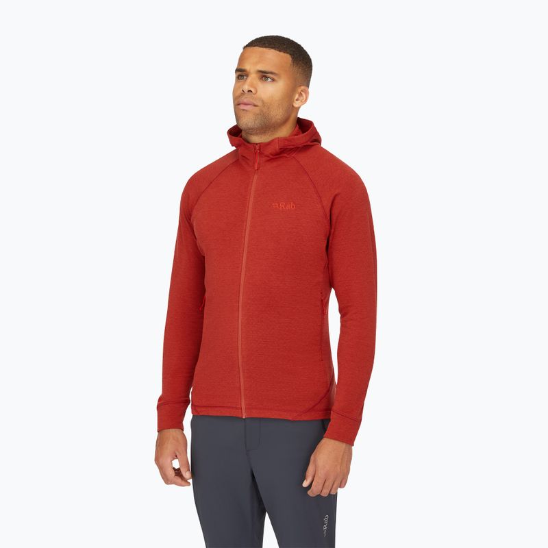 Мъжки суитшърт Rab Nexus Hoody tuscan red 3