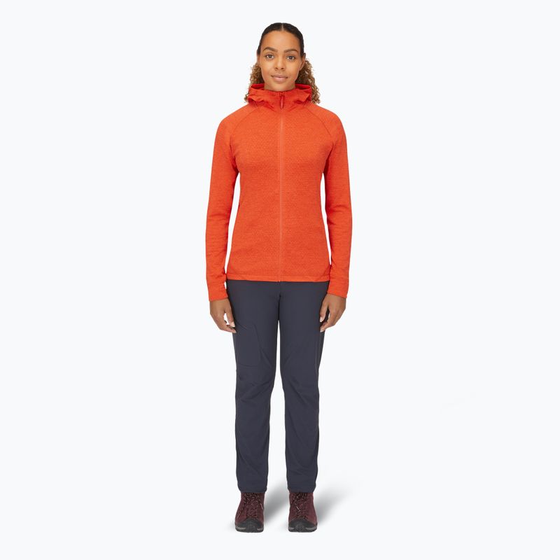 Дамски суитшърт Rab Nexus Hoody red grapefruit 2