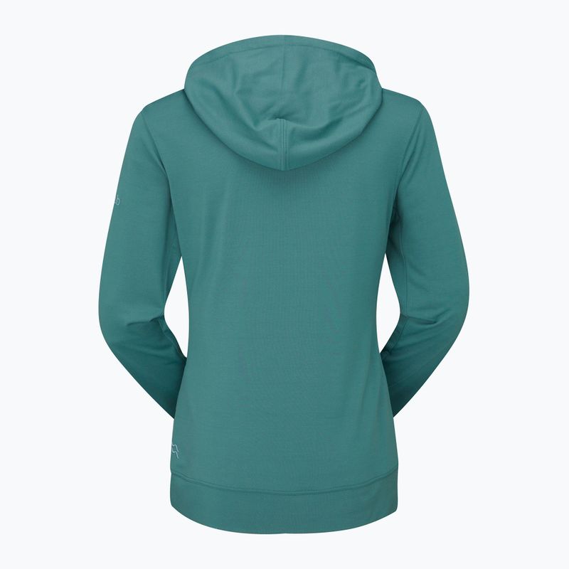 Дамски суитшърт Rab Centre Hoody eucalyptus 6