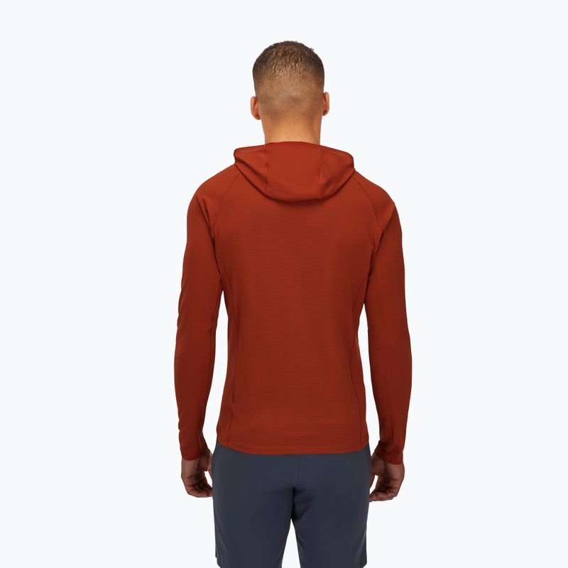 Мъжки суитшърт за трекинг Rab Sonic Hoody red clay 3