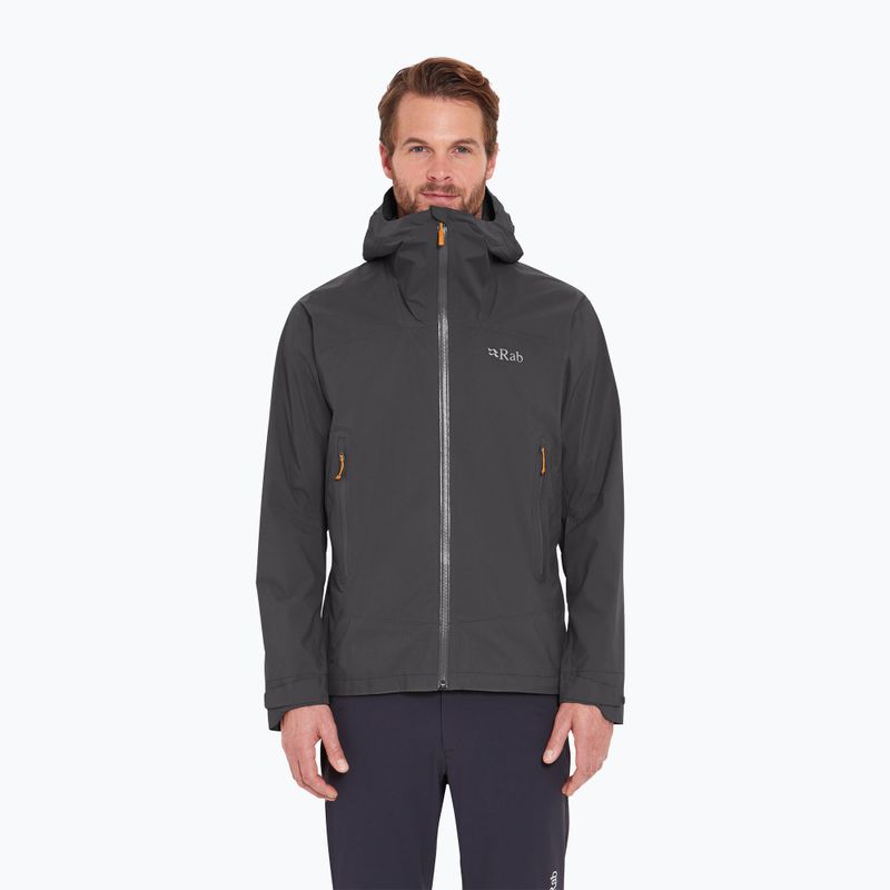 Мъжко яке за дъжд Rab Downpour Light anthracite