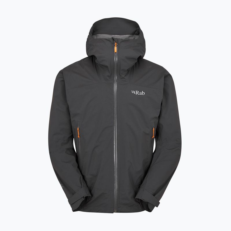 Мъжко яке за дъжд Rab Downpour Light anthracite 2