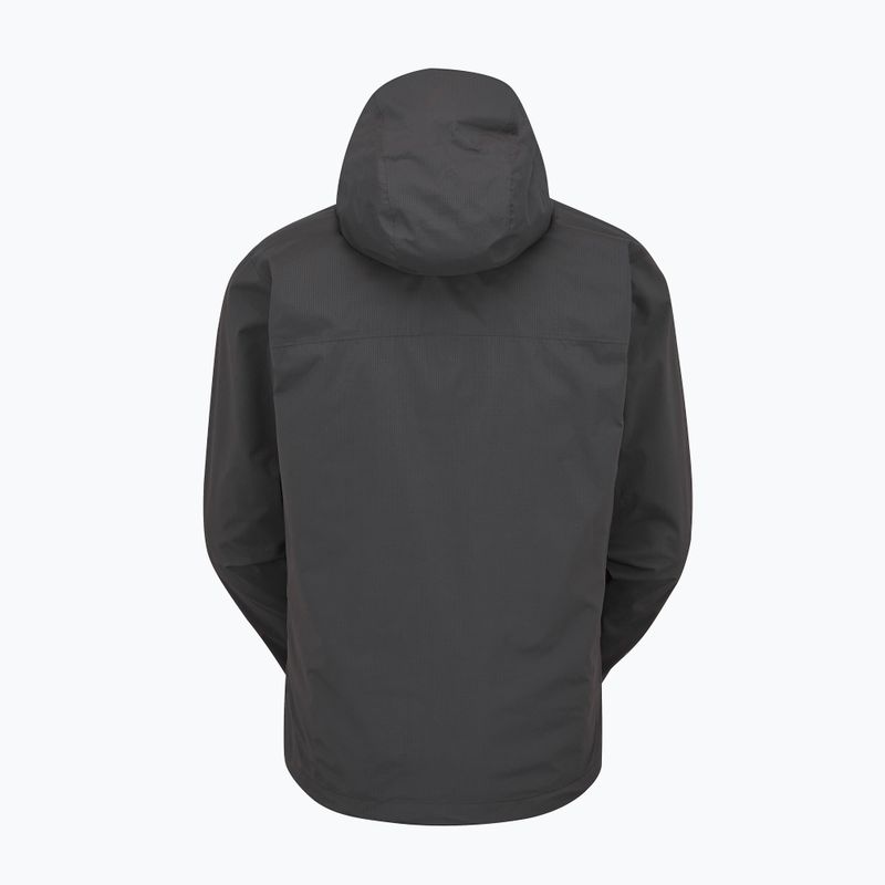 Мъжко яке за дъжд Rab Downpour Light anthracite 3