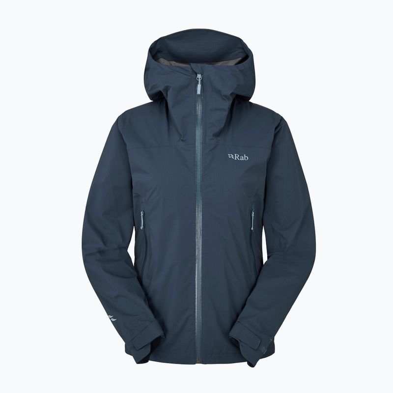 Дамско яке за дъжд Rab Downpour Light tempest blue 5