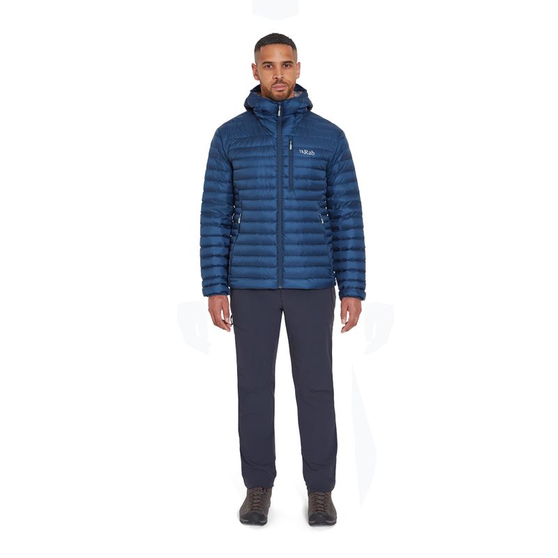 Мъжко пухено яке Rab Microlight Alpine tempest blue
