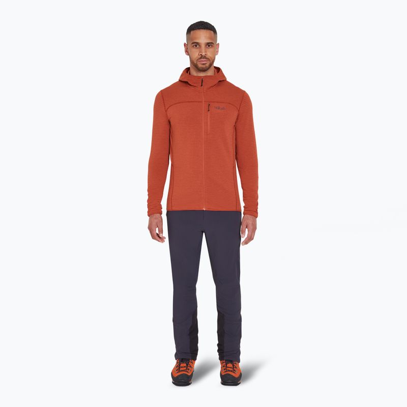 Мъжки Rab Ascendor Light Hoody tuscan red суитшърт 2