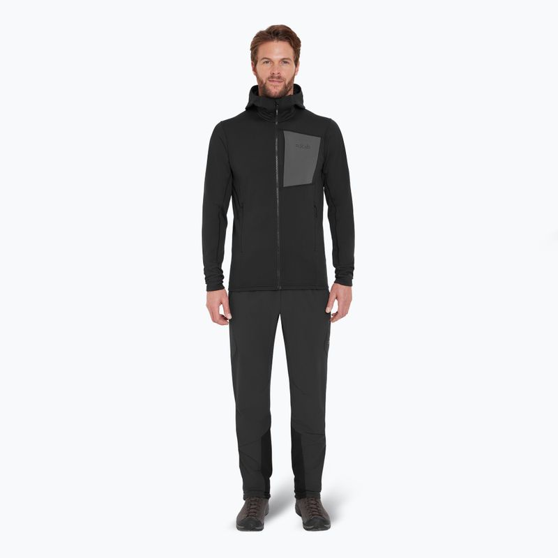 Мъжки суитшърт Rab Superflux Hoody black QFG-13-BLK 2