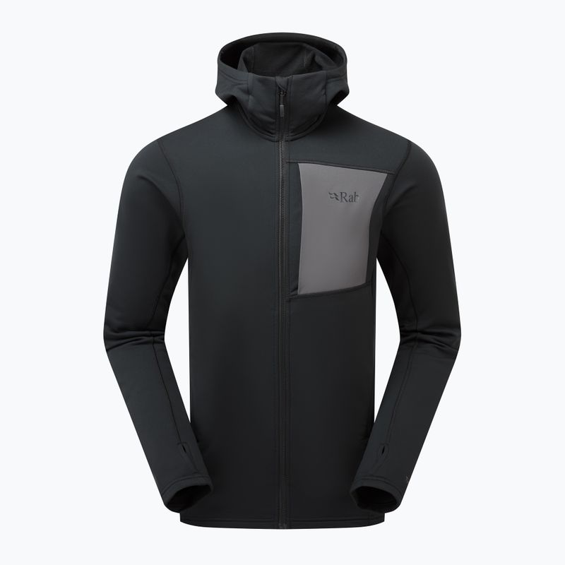 Мъжки суитшърт Rab Superflux Hoody black QFG-13-BLK 4